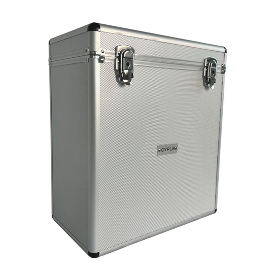Oypla 35 x 12" LP Vinyl Record Box Hard DJ Flight Case Aluminium