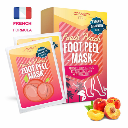 Exfoliating Foot Peeling Mask for Soft Baby Feet - 2 Pairs - Removes Calluses, Dead and Dry Skin - Repairs Rough Heels in 7 Days; For Men and...