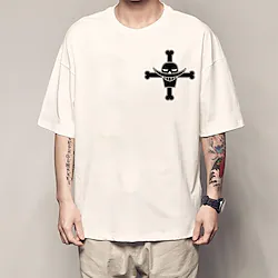 Inspired by One Piece Cosplay T-shirt Cartoon Manga Anime Classic Street Style T-shirt For Men's Women's Unisex Adults' Hot Stamping 100% Polyester Lightinthebox