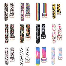 1 pcs Smart Watch Band for Garmin Forerunner 255S Music Vivoactive 4S / Vivomove 3S / Venu 2S Garmin Vivoactive 4S 18mm Silicone Smartwatch Strap Soft Elastic Breathable Sport Band Replacement Lightinthebox