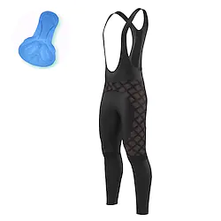 21Grams Men's Cycling Bib Tights Bike Bib Tights Winter Mountain Bike MTB Road Bike Cycling Sports 3D 3D Pad Cycling Breathable Quick Dry Black Green Polyester Spandex Clothing Apparel Bike Wear Lightinthebox