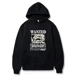 Inspired by One Piece Monkey D. Luffy Hoodie Anime Cartoon Anime Front Pocket Graphic Hoodie For Men's Women's Unisex Adults' Hot Stamping 100% Polyester Street Daily Lightinthebox