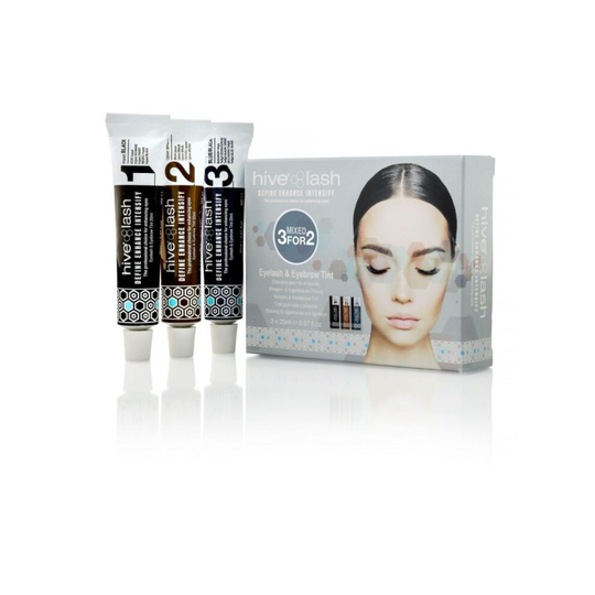 Hive Of Beauty 3 for 2 Brow & Lash Tinting Starter- Mixed Colours Beauty Box