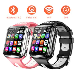 W5 Smart Watch 1.54 inch Smartwatch Fitness Running Watch 4G Call Reminder Activity Tracker Community Share Camera Compatible with Android iOS IP 67 Kid's Women Men Hands-Free Calls Video with Camera Lightinthebox