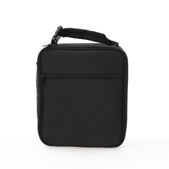 (Black ) Insulated Lunch Bag Picnic Food Storage Coolbag Work Lunchbox