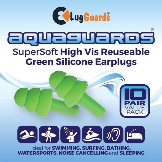 Aquaguards flanged earplugs