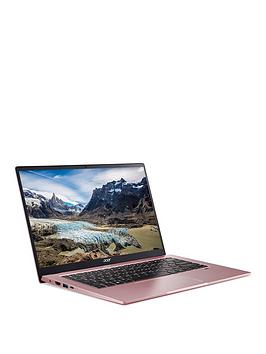 Acer Swift 1 Laptop - 14In Fhd Ips, Intel Pentium Silver, 4Gb Ram, 256Gb Ssd - Pink - Laptop + Microsoft 365 Family 1 Year
