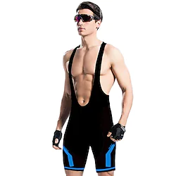 21Grams Men's Cycling Bib Shorts Bike Bib Shorts Bottoms Mountain Bike MTB Road Bike Cycling Sports 3D Pad Cycling Breathable Quick Dry Green Yellow Polyester Spandex Clothing Apparel Bike Wear Lightinthebox