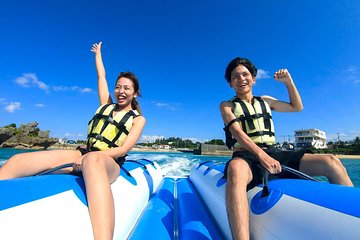 Let's enjoy twice as much as a set! / Blue cave snorkel + banana boat