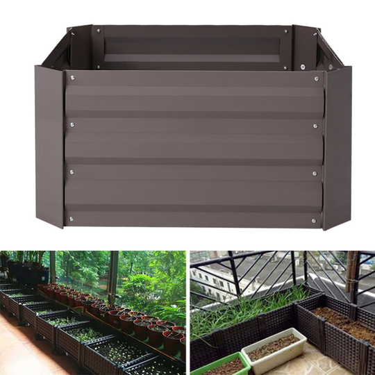 Metal Steel Garden Raised Planter Flower Bed Outdoor Vegetable Fruit Planter Box