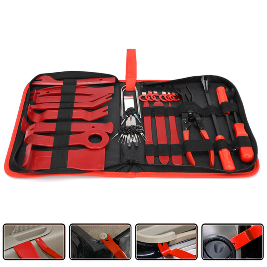 35PCS Car Radio Door Clip Panel Dash Audio Trim Removal Tool Kit Set