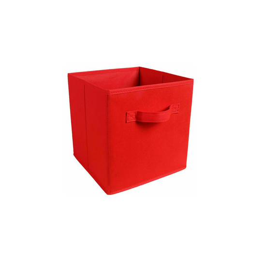 (Red) 4X Foldable Storage Collapsible Box Home Clothes