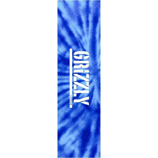 Grizzly Dye Tryin Skateboard Grip Tape - Blue Tie