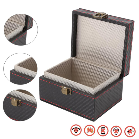 Car Key Keyless Signal Blocker Box Faraday Box Anti Theft Blocking Pouch Safety