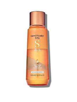 Sanctuary Spa Signature Natural Oils Two Phase Bath Oil 500Ml