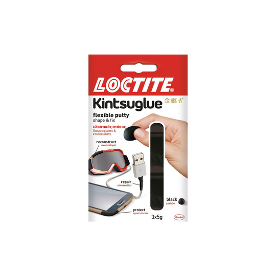 1 Pack - Loctite 2239183 Kintsuglue Putty Black 3 x 5g
