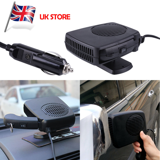 12V 200W Car Auto Heater Cooler Dryer Demister Defroster 2 in 1Hot Warm Fan Van