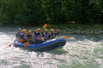 Special descent of the Dranses river in rafting