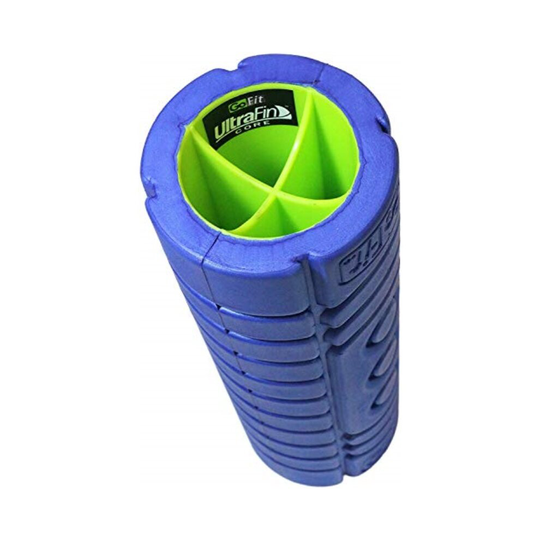 GoFit Deep Tissue Muscle Roller - 12? Go Roller w/ Ultra Fin Core & Myofascial Release Ball