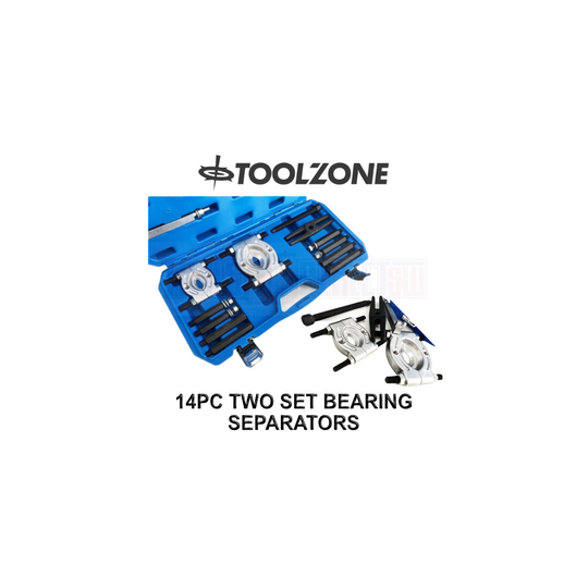 Toolzone 14PC Two Set Bearing Separators Removes gears, pulleys steering wheel AU006
