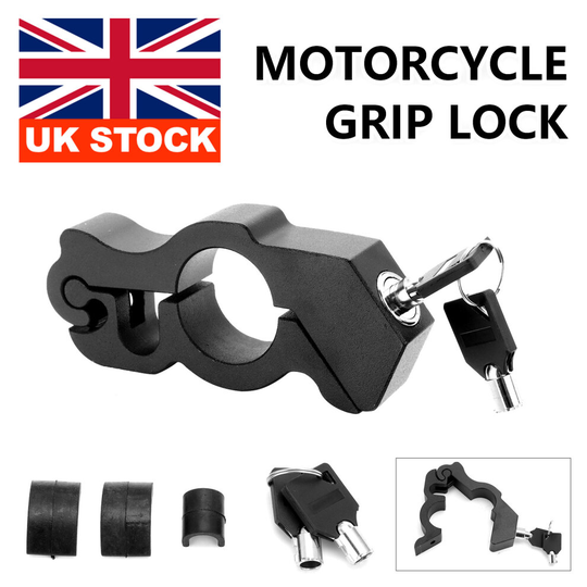 Motorcycle/Moped Handlebar Throttle Brake Grip Lock Sturdy