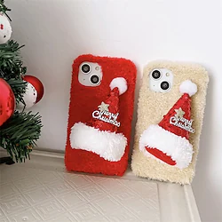 Phone Case For Apple Back Cover iPhone 14 Pro Max 13 12 11 Pro Max Mini X XR XS 8 7 Plus Bumper Frame Full Body Protective Fidget Toys Christmas Plush PC Lightinthebox