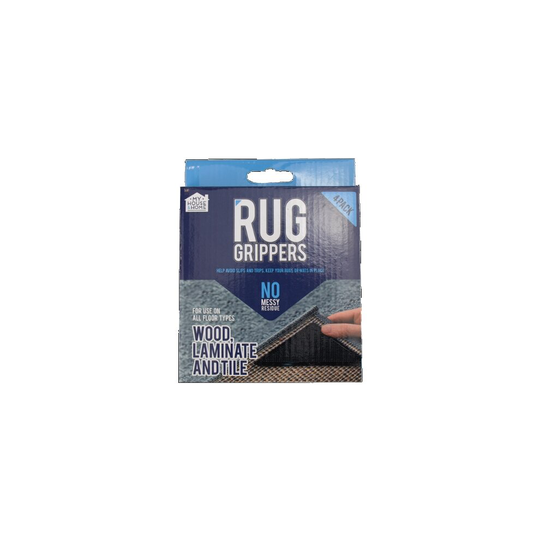 4 Pcs Rug Grippers Non Slip Mat Rubber Carpet Corner Grips