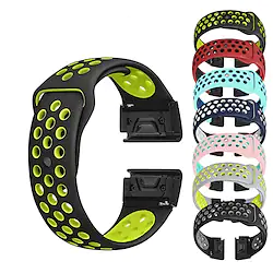 1 pcs Smart Watch Band for Garmin Fenix 3 HR Fenix 3 Sapphire Fenix 3 Garmin D2 Bravo Garmin Descent Mk1 D2 Delta S Descent Mk1 Fenix 5x fenix 6x fenix 6x Solar Silicone Smartwatch Strap Soft Lightinthebox