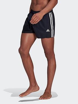 adidas Classic 3-stripes Swim Shorts, Green, Size Xl, Men