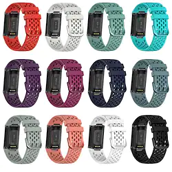 1 pcs Smart Watch Band for Fitbit Charge 5 Fitbit Charge 5 Silicone Smartwatch Strap Soft Breathable Sport Band Replacement Wristband Lightinthebox