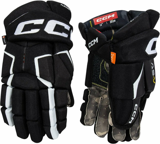 CCM Hockey Gloves Tacks AS-V SR 13 Black/White