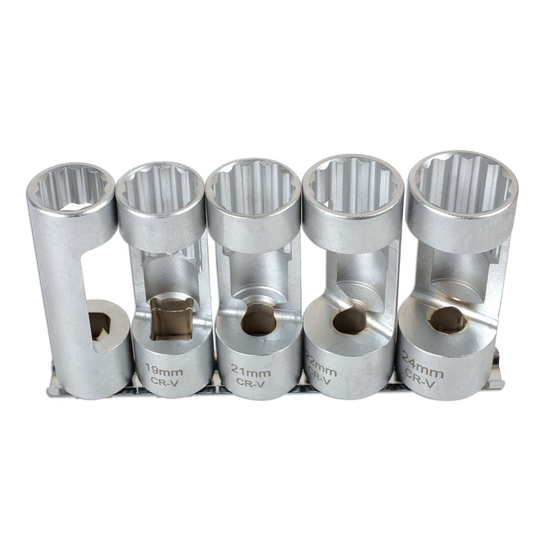 Laser 6496 Strut Nut Socket, Set of 5