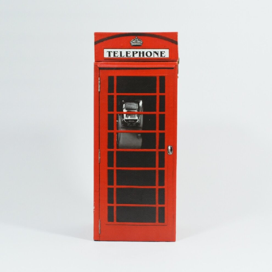 Vintage Style Telephone Box Storage Box