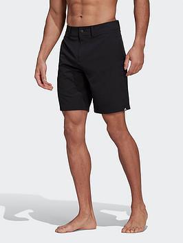 Adidas Classic Length Packable Swim Shorts - Black