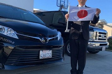 Japanese limousine driver van charter sightseeing charter