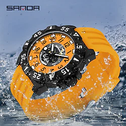 SANDA Men's Watches Sport Quartz Watch Casual Style Military Watches Men 50M Waterproof Male Clock 3209 Lightinthebox