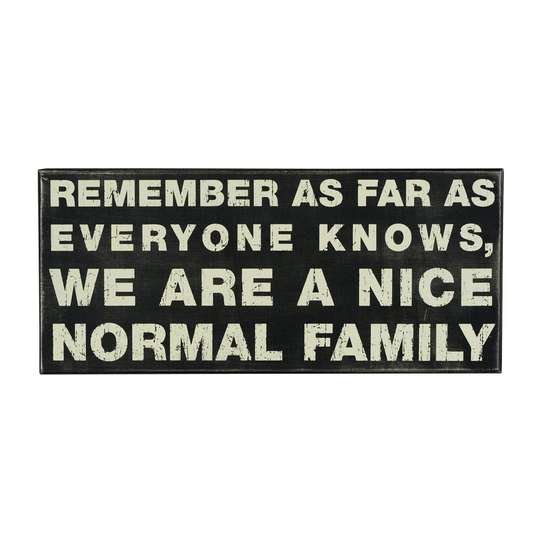 Primitives Box Sign - Nice Normal Family