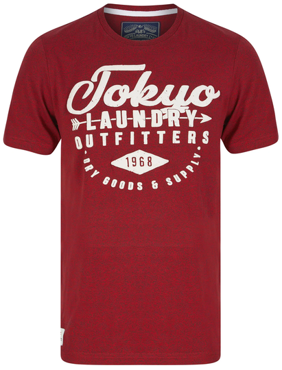 T-Shirts Robins Motif Cotton Jersey T-Shirt In Red Grindle - Tokyo Laundry / S - Tokyo Laundry