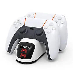 Charger for Sony PlayStation5 Wireless Controller Type C Dual USB Fast Charging Dock Station for PS5 Joystick Lightinthebox