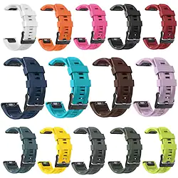 1 pcs Smart Watch Band for Garmin Fenix 7X / 6X Pro / 5X / 3/3 HR 26mm Silicone Smartwatch Strap Matte Adjustable Fadeless Printed Sport Band Replacement Wristband Lightinthebox