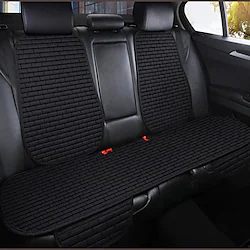 StarFire 3pcs/set Flax Car Seat Cover Protector Linen Front for Astra/ Fiesta/ Camry/ Corolla/ Elantra/ Polo Car Models Rear Seat Back Cushion Pad Mat with Backrest for Auto Truck SUV Van Universal Lightinthebox