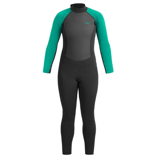 UB Womens Sailfin Long Wetsuit - XLarge - Black/Aqua
