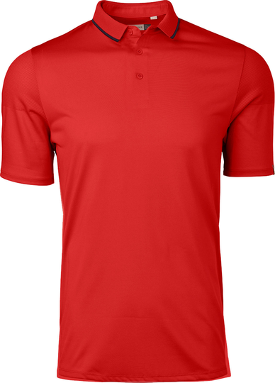 Kjus X-Stretch Lionel Mens Polo Shirt Jungle Red 54