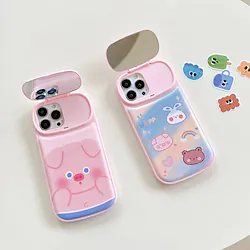 Phone Case For Apple Back Cover iPhone 14 Pro Max 14 Plus 13 12 11 Pro Max Mini X XR XS Bumper Frame Mirror Soft Edges Animal TPU PC Lightinthebox