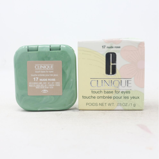 (17 Nude Rose) Clinique Touch Base For Eyes 0.26oz/7.6g New With Box