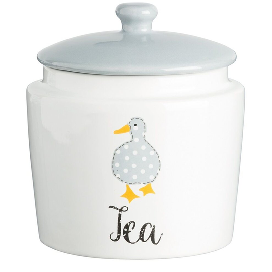 (Price & Kensington Madison Duck Fine Tea Coffee Sugar Kitchen Storage Pastel Jar) Madison Duck Fine Tea Coffee Sugar Jars