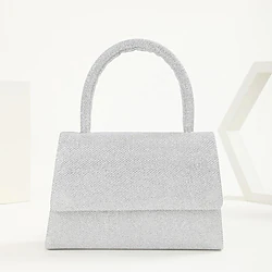 Women's Clutch Evening Bag Handbag Solid Color Party / Evening Champagne Silver Lightinthebox