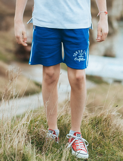 Jogger Shorts Boys K-Westwood Pier Jogger Shorts in Ocean - Kids / 5-6 Years - Tokyo Laundry
