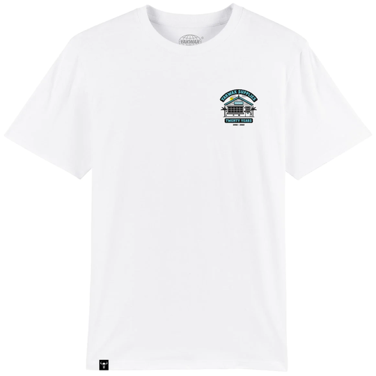 Yakwax 20 Year Anniversary T-Shirt - White