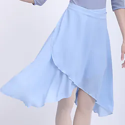 Ballet Skirts Ruching Bandage Women's Training Performance High Polyester Lightinthebox